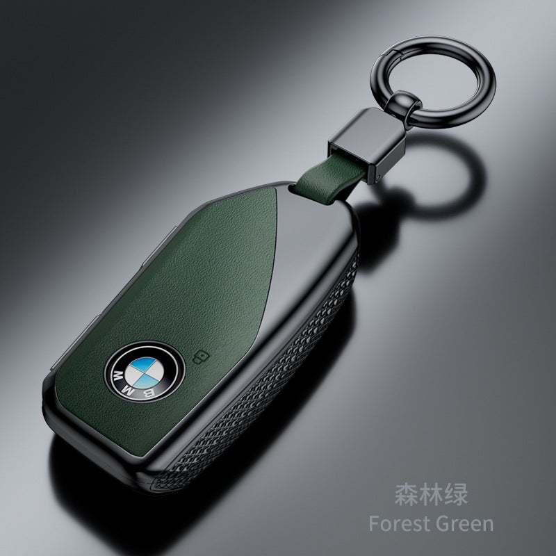 Suitable For New Bmw Key Cover X1/X2/X3/320Li/5 Series/3 Series/7 Series/525Li Nappa Pattern Fashion Case - Image 2